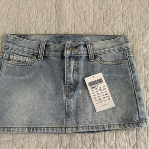 Brandy Melville Denim Mini Skirt - S